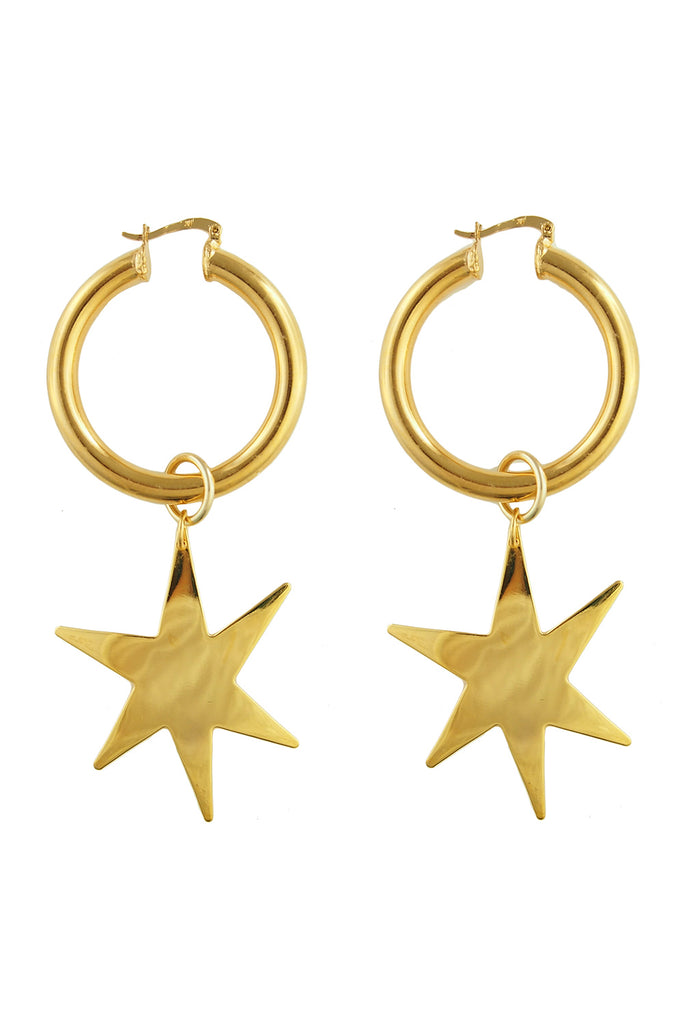 Star earrings in gold - Zimmermann | Mytheresa
