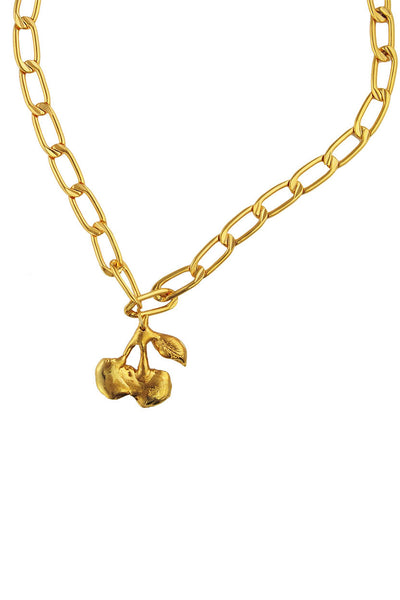 Odelle cherry necklace/ bracelet - gold