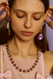 Sunray earrings - lilac