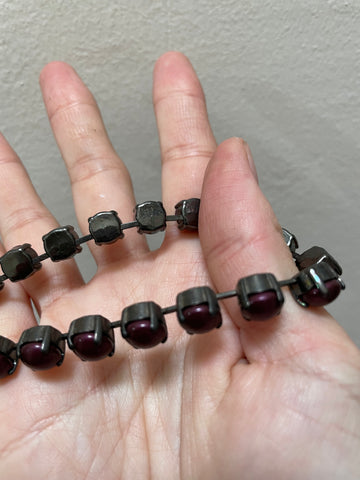 SAMPLE SALE - Andromedia burgundy black
