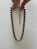 SAMPLE SALE - Andromedia burgundy silver