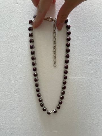 SAMPLE SALE - Andromedia burgundy silver