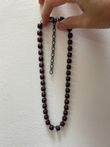 SAMPLE SALE - Andromedia burgundy black