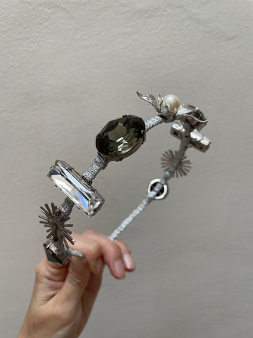 SAMPLE SALE - Diana silver smoke