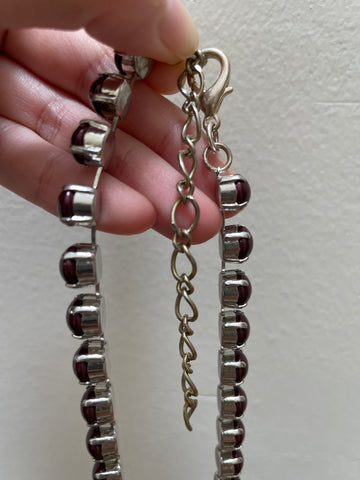 SAMPLE SALE - Andromedia burgundy silver