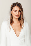 Requiem pearl hoop earrings - cream