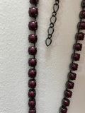 SAMPLE SALE - Andromedia burgundy black