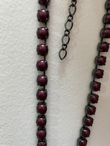 SAMPLE SALE - Andromedia burgundy black